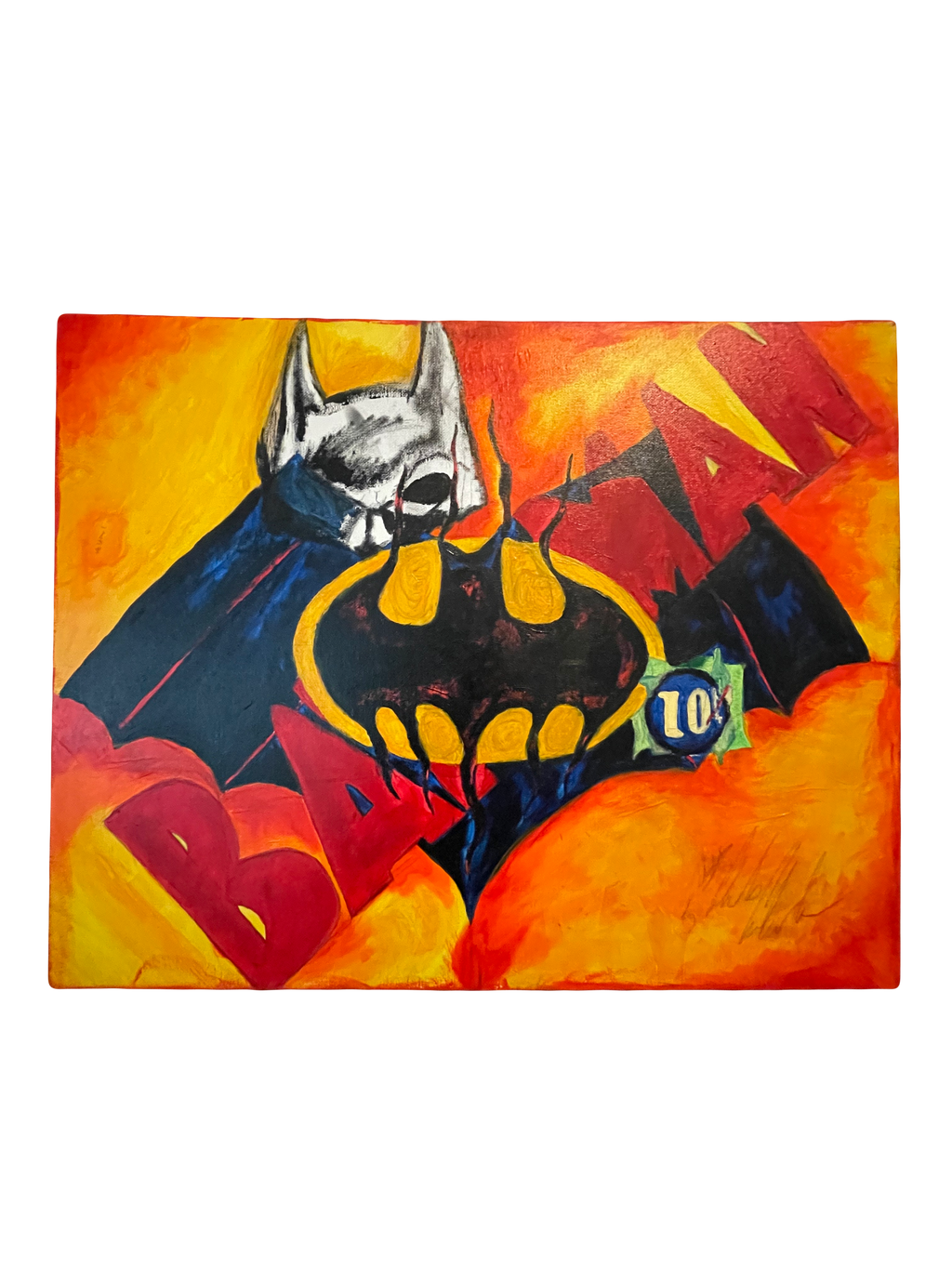 P1. Original Batman “Vigilance” by CJW ( Custom Street Art ) 1 of 1