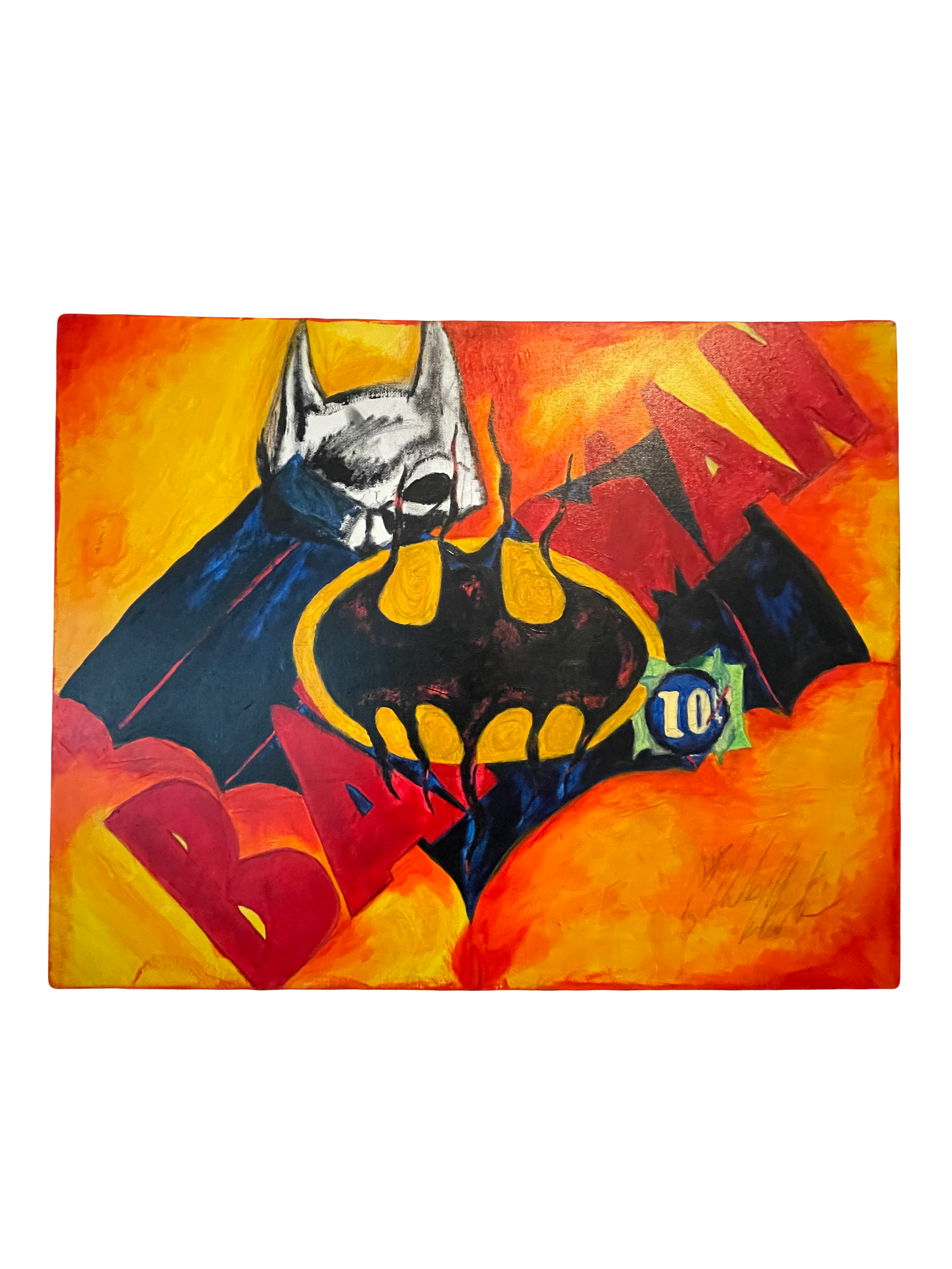 P1. Original Batman “Vigilance” by CJW ( Custom Street Art ) 1 of 1