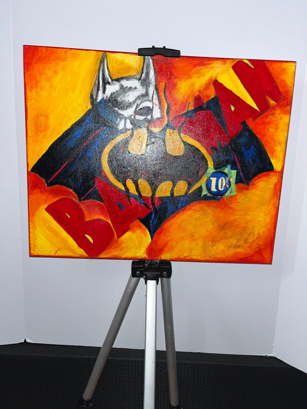 P1. Original Batman “Vigilance” by CJW ( Custom Street Art ) 1 of 1