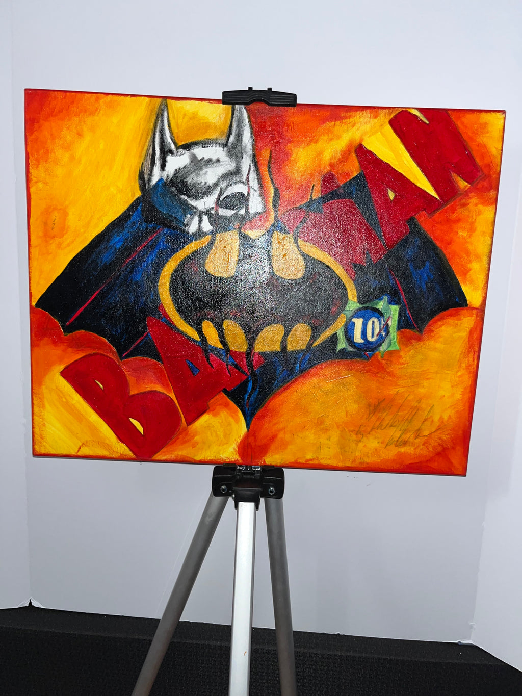 P1. Original Batman “Vigilance” by CJW ( Custom Street Art ) 1 of 1