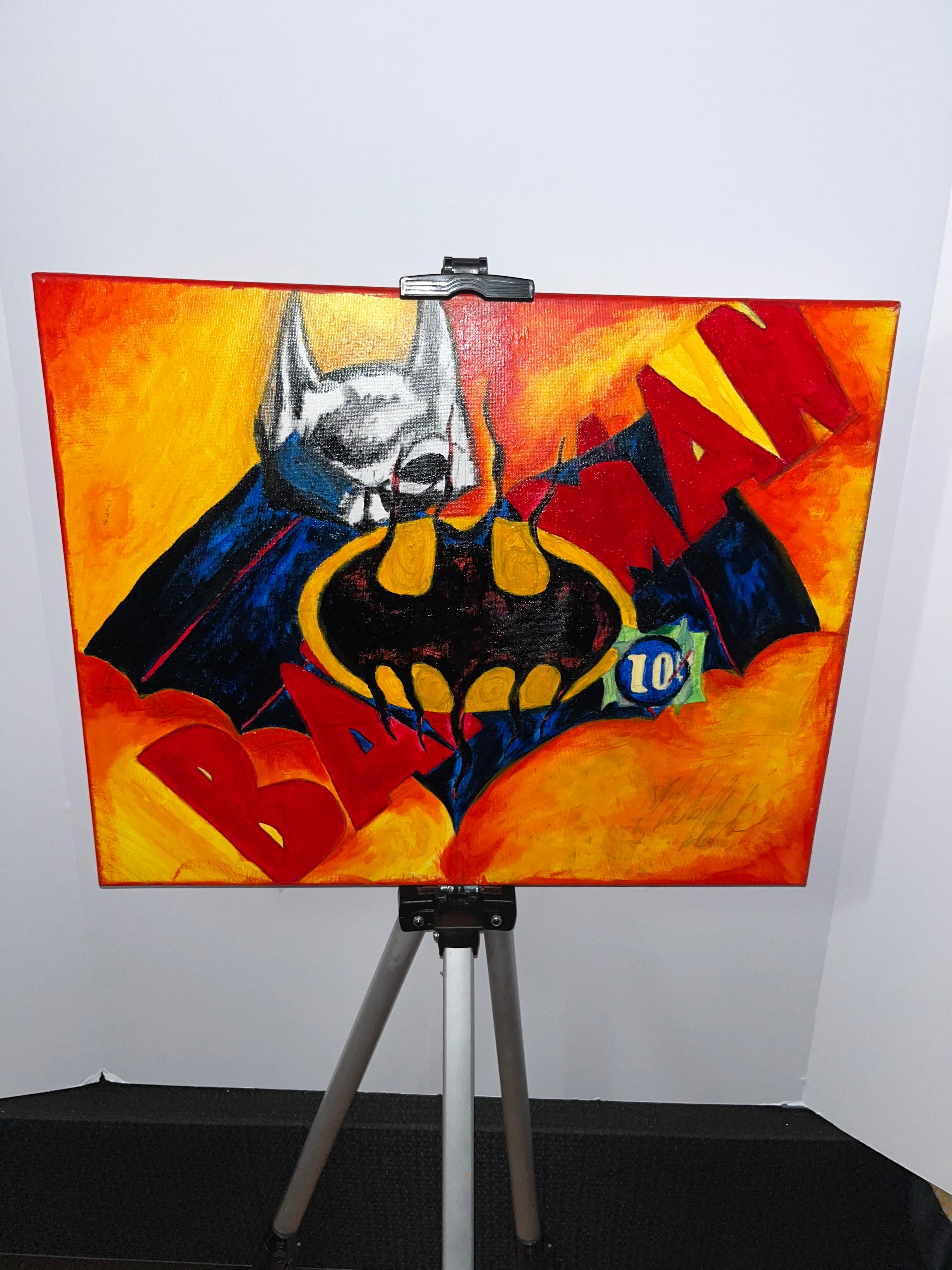 P1. Original Batman “Vigilance” by CJW ( Custom Street Art ) 1 of 1