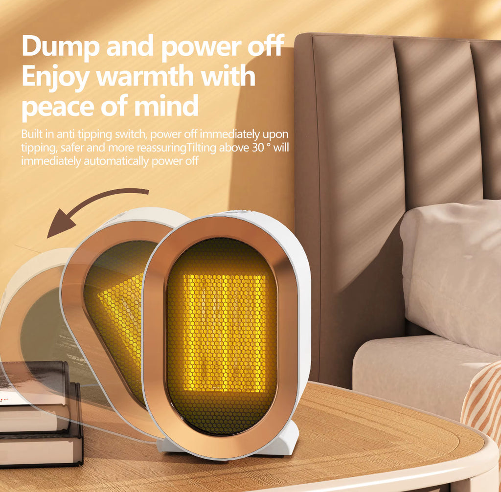🔥 AuraHeat Mini 🔥  1200W Portable Electric Fan Heater