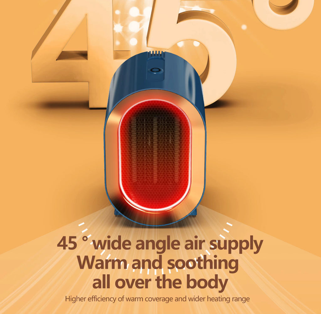 🔥 AuraHeat Mini 🔥  1200W Portable Electric Fan Heater